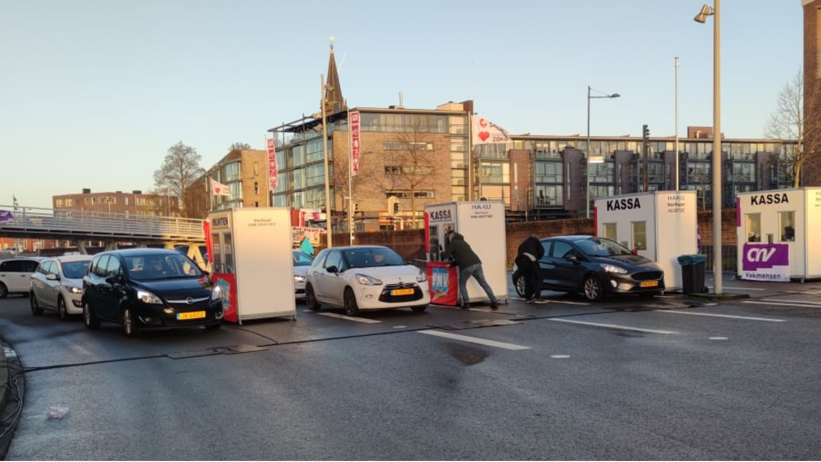 Corona-proof strike in the Netherlands